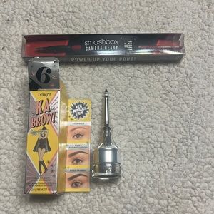 Ka Brow Gel Brow #6 & Smashbox Lip Brush Combo